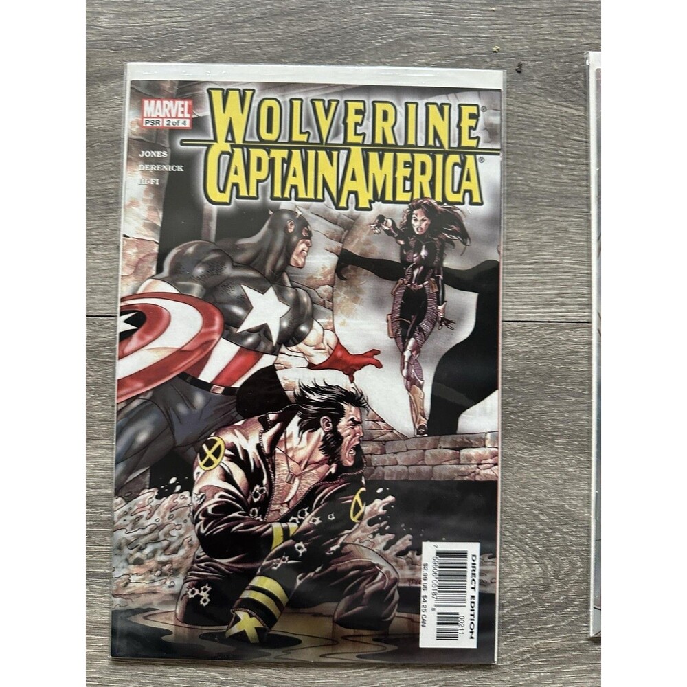 Marvel Wolverine Captain America #2 Of 4 Single Issue Comic Color US Comics